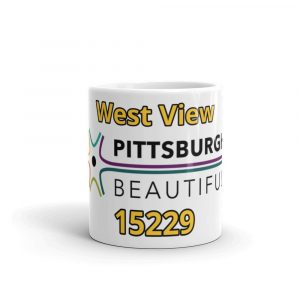 west view coffee mug