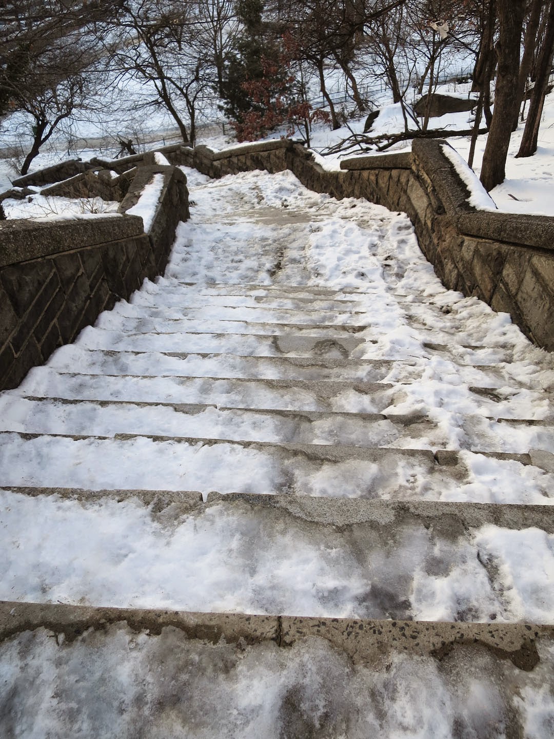 slippy stairs