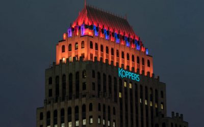 Koppers Building Pittsburgh Lights
