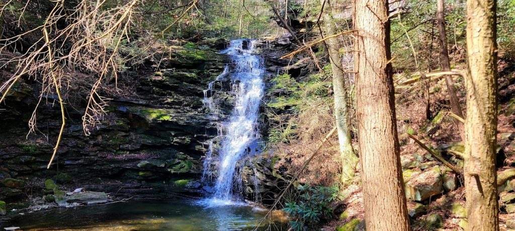 waterfalls near pittsburgh yoder falls