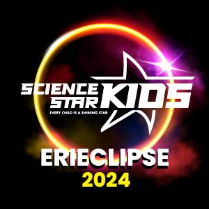 ErieClipse 2024 Solar Eclipse Kids Science Star White Digital Download